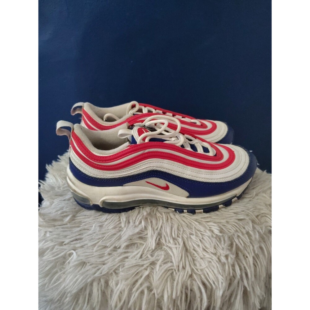 Nike Air Max 97 Youth  White University Red Blue Size 5.5Y 0r Women’s 6.5